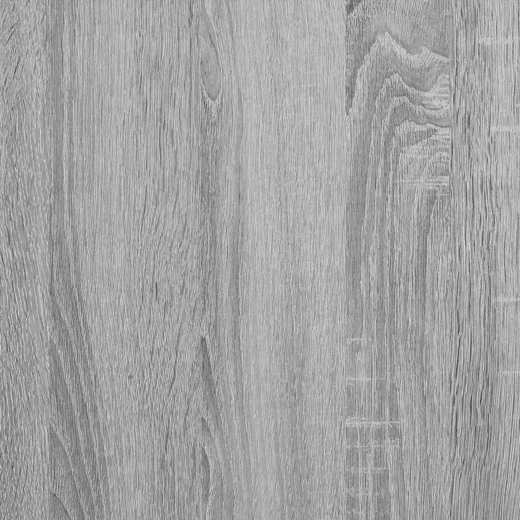 Desk with Shelf Grey Sonoma 108 x 55 x 103.5 cm Engineered Wood