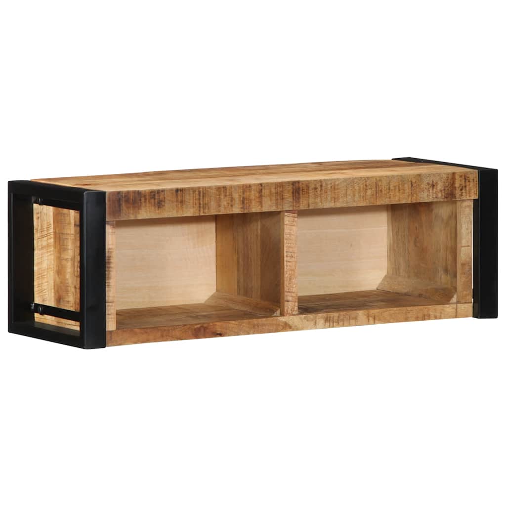 TV Cabinet Natural wood Solid rough mango wood Compact TV Cabinet