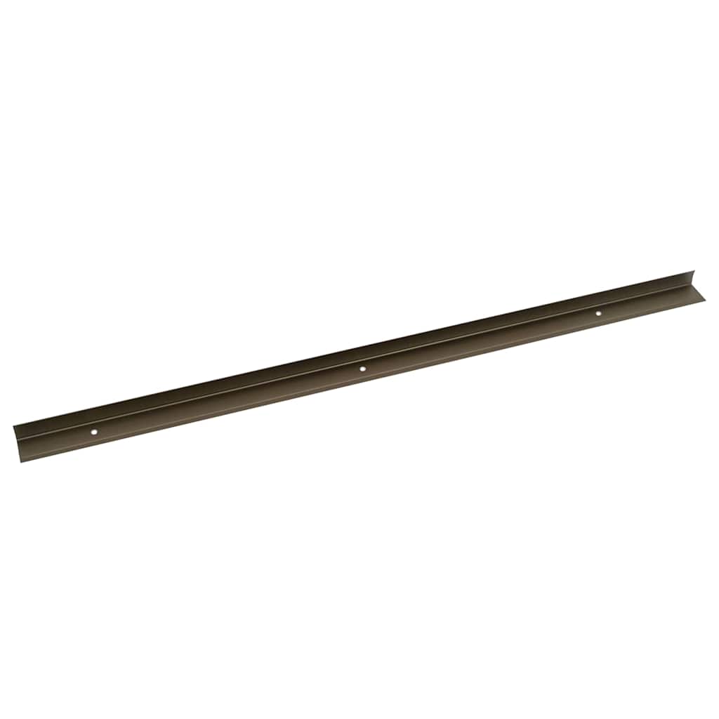 Stair Nosings 30 pcs Brown 67 cm Aluminium
