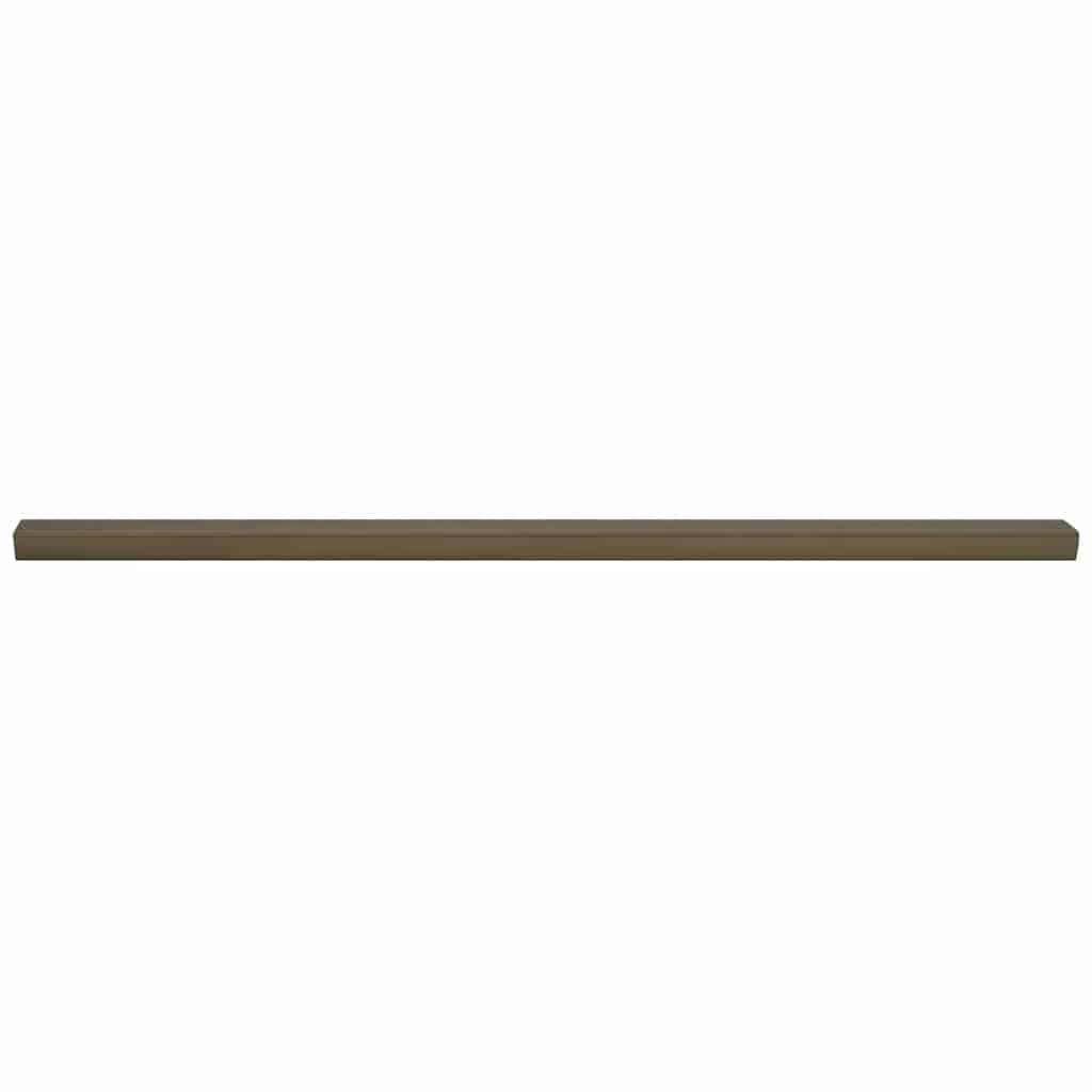 Stair Nosings 30 pcs Brown 67 cm Aluminium