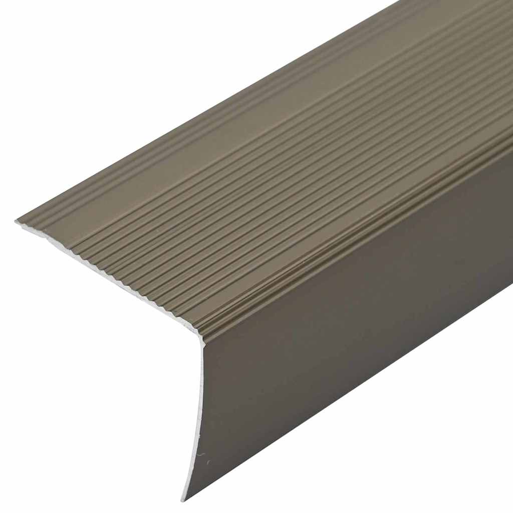 Stair Nosings 30 pcs Champagne 67 cm Aluminium