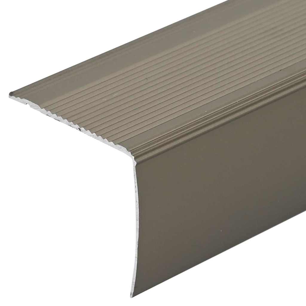 Stair Nosings 30 pcs Champagne 67 cm Aluminium