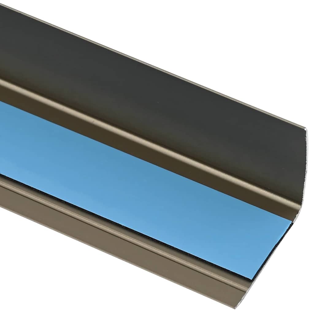 Stair Nosings 10 pcs Champagne 67 cm Aluminium