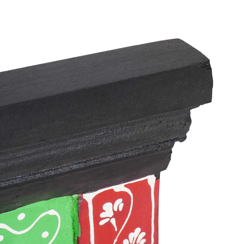 Coat Rack Black 80 x 25 x 2 cm Engineered wood