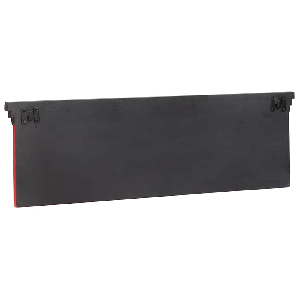Coat Rack Black 80 x 25 x 2 cm Engineered wood