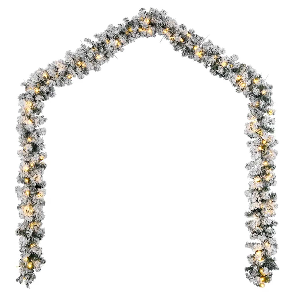 Christmas Garland Green PVC 16.4ft length Decorative Inlays