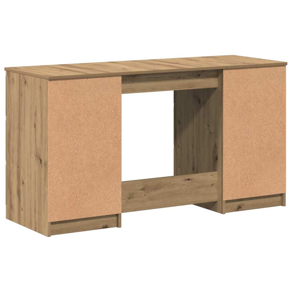 Writing Desk Artisan Oak Engineered wood Large Writing Desk