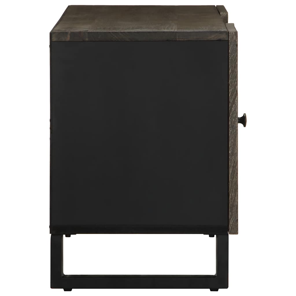 TV Cabinet Black with grey finish