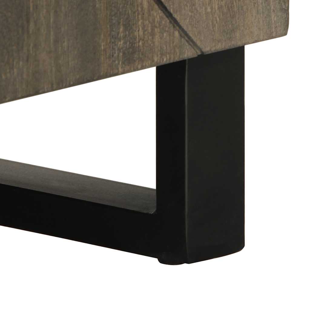 TV Cabinet Black with grey finish