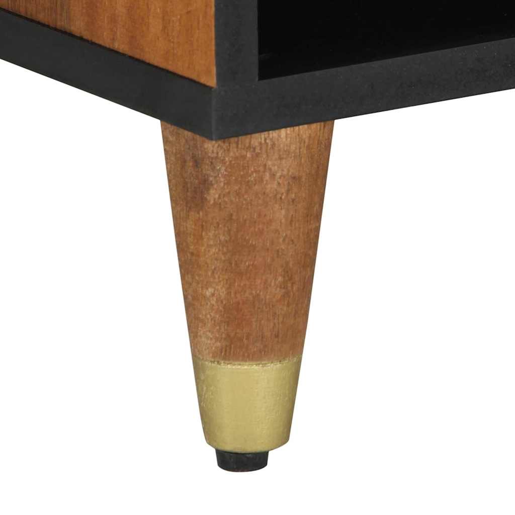 TV Cabinet with Shelf Brown 80 x 31.5 x 46 cm Solid Mango wood