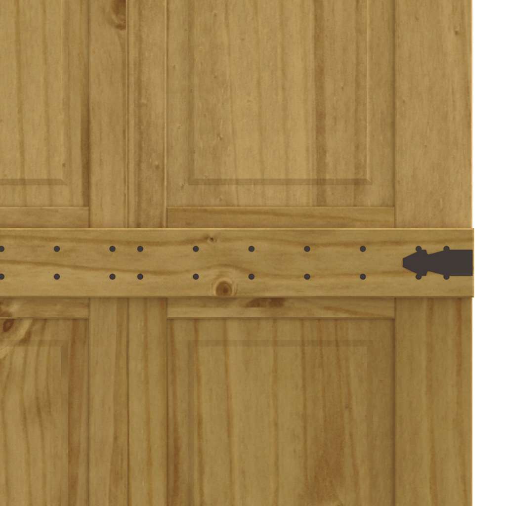 Barn Door CORONA 31.5x82.7" Solid Wood Pine