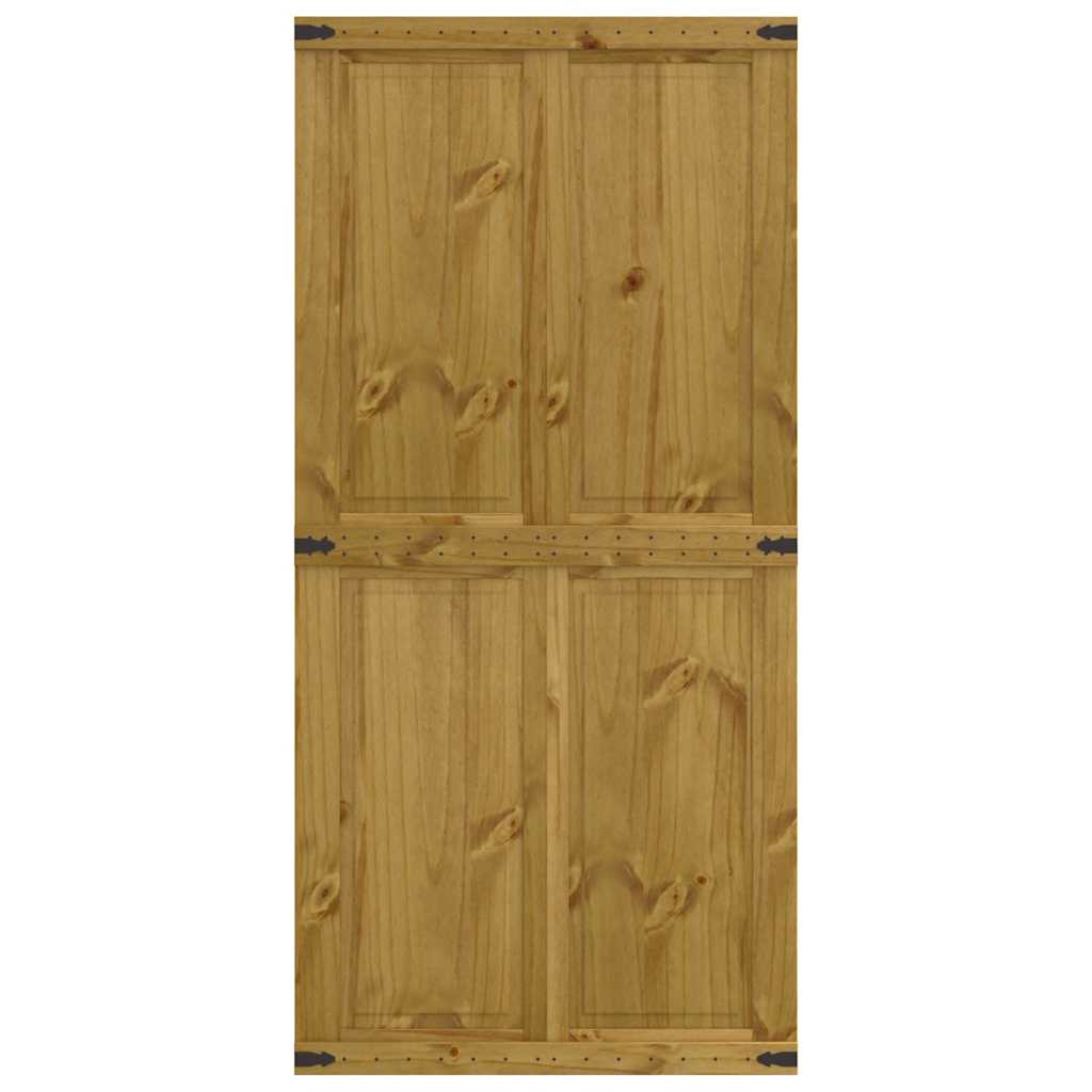 Barn Door CORONA 35.4x82.7" Solid Wood Pine