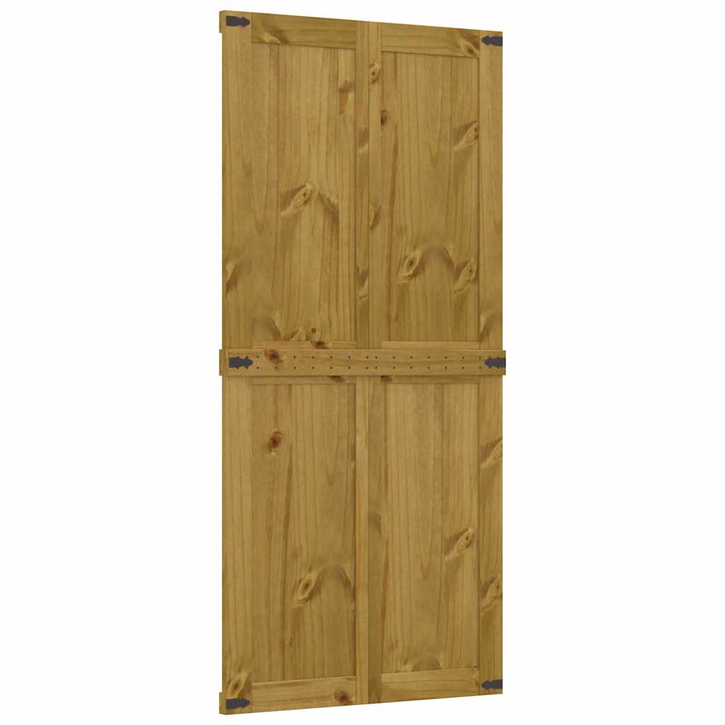 Barn Door CORONA 35.4x82.7" Solid Wood Pine