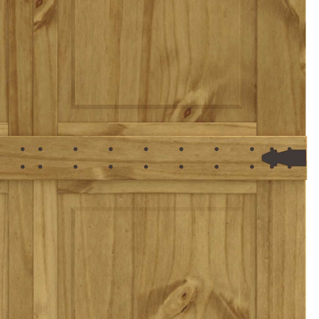Barn Door CORONA 35.4x82.7" Solid Wood Pine