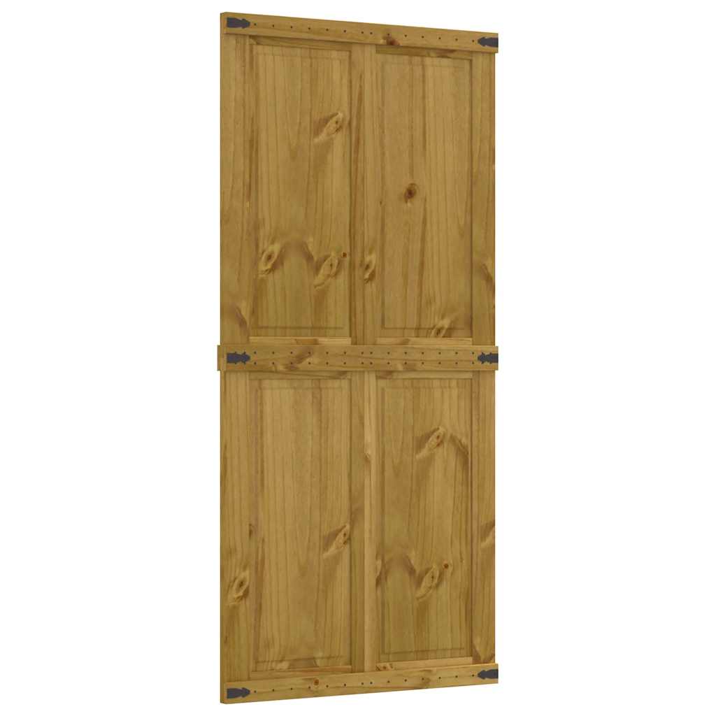 Barn Door CORONA 39.4x82.7" Solid Wood Pine