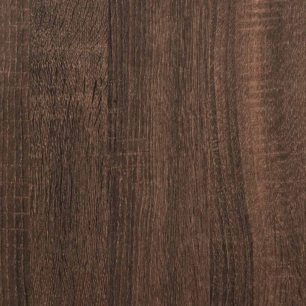 Computer Tower Stand Brown Oak Engineered Wood Computer Tower Stand