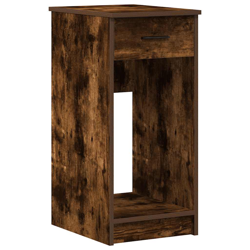 Computer Tower Stand Smoked Oak Engineered Wood Medium