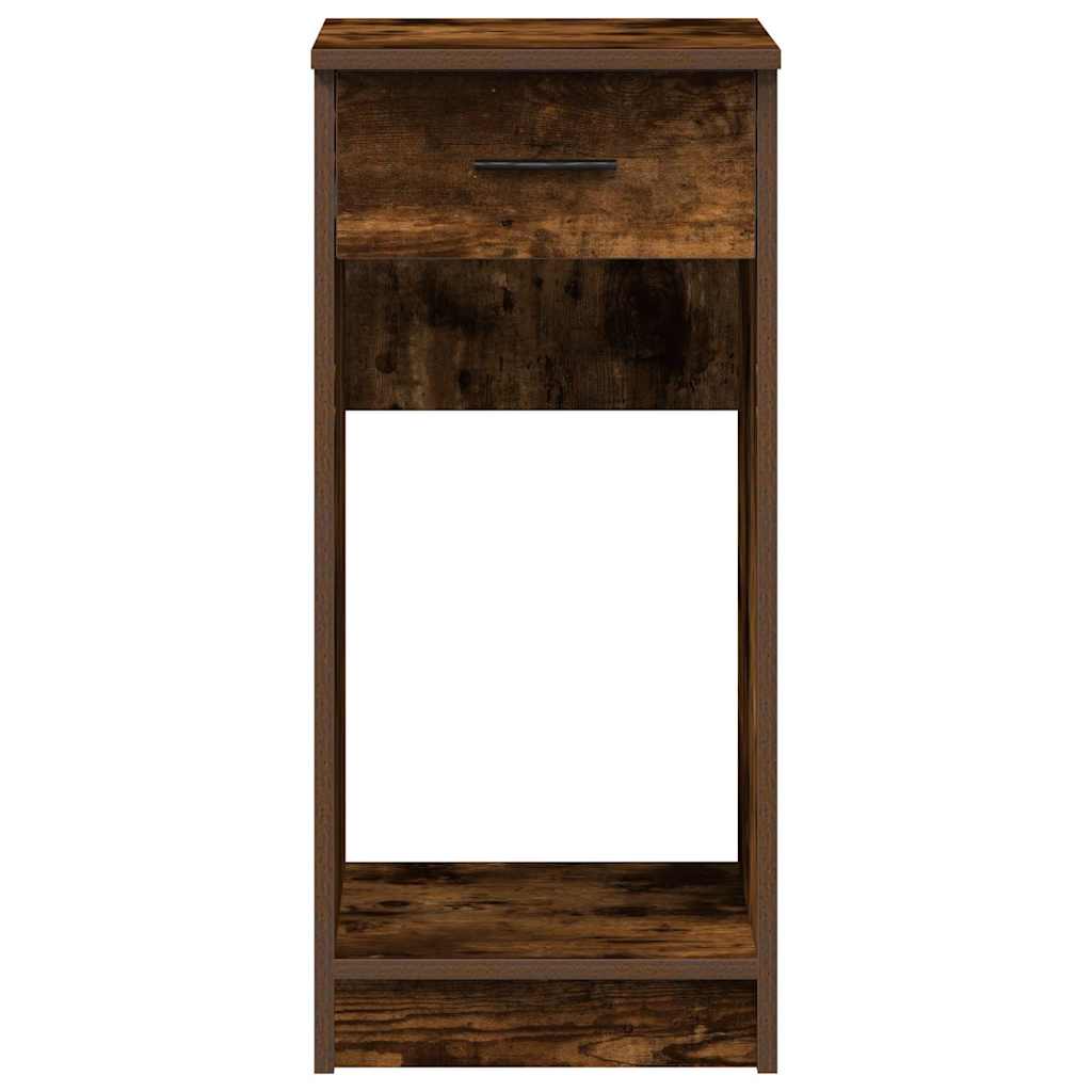Computer Tower Stand Smoked Oak Engineered Wood Medium