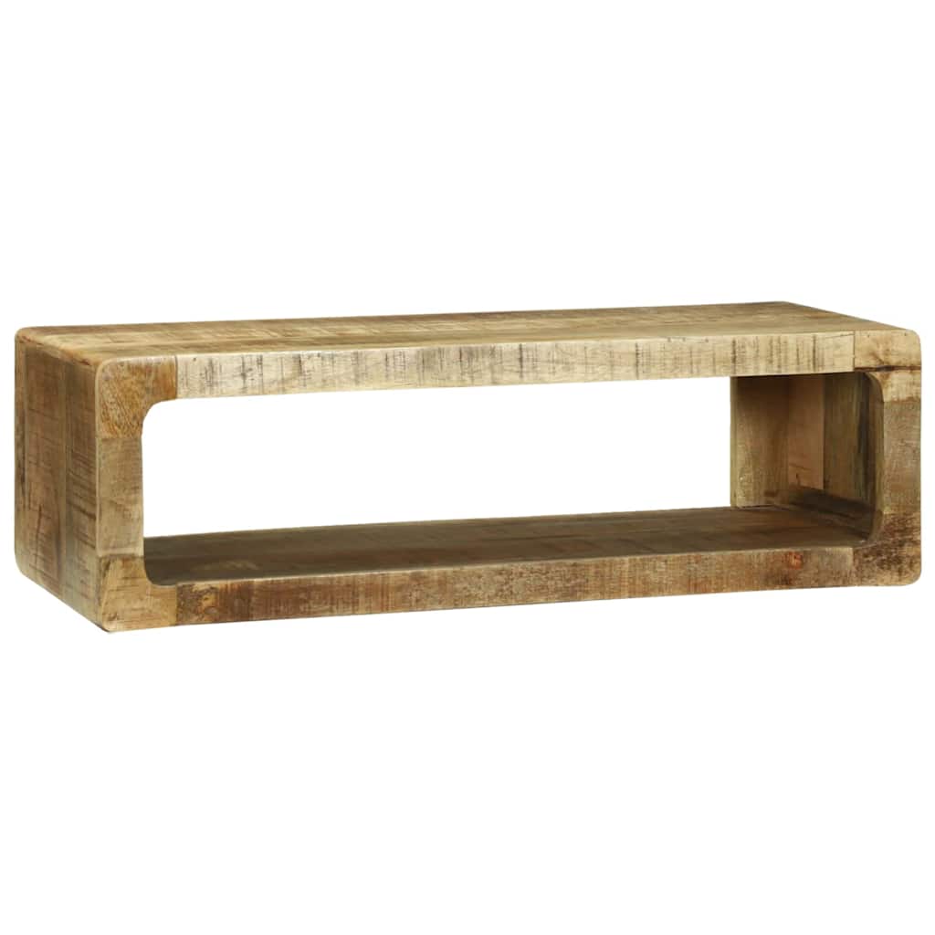 TV Cabinet with Shelf with Storage Brown Solid Mango wood