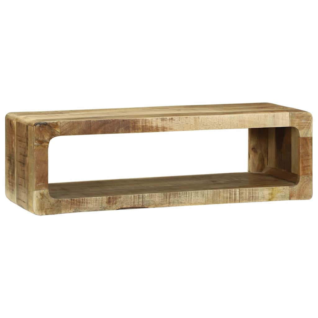 TV Cabinet with Shelf with Storage Brown Solid Mango wood