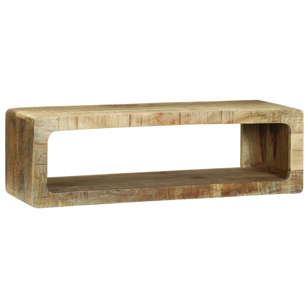 TV Cabinet with Shelf with Storage Brown Solid Mango wood