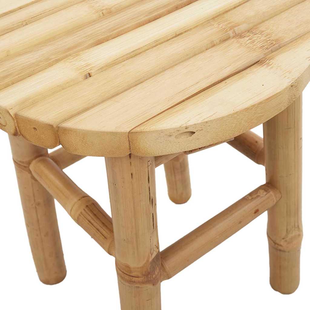 Stool Brown 30 x 30 x 36 cm bamboo