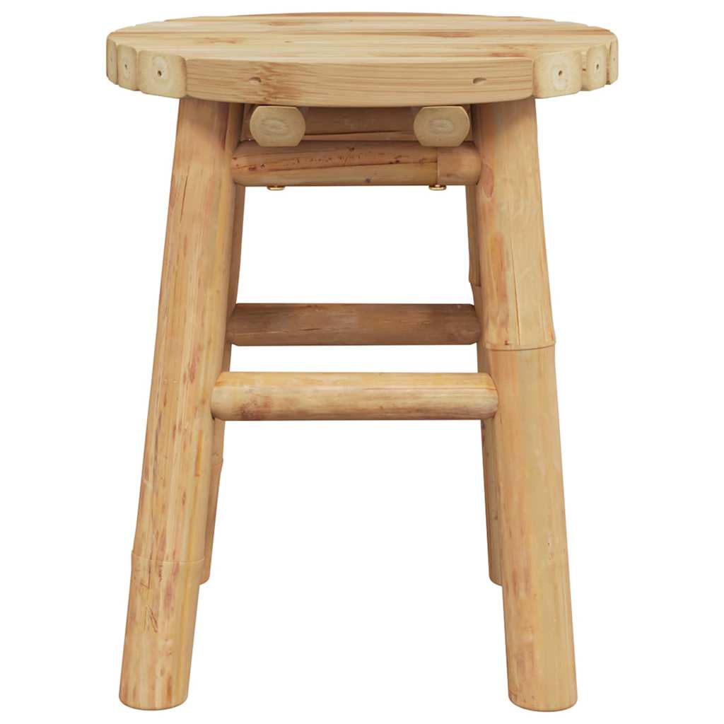 Stool Brown 30 x 30 x 36 cm bamboo