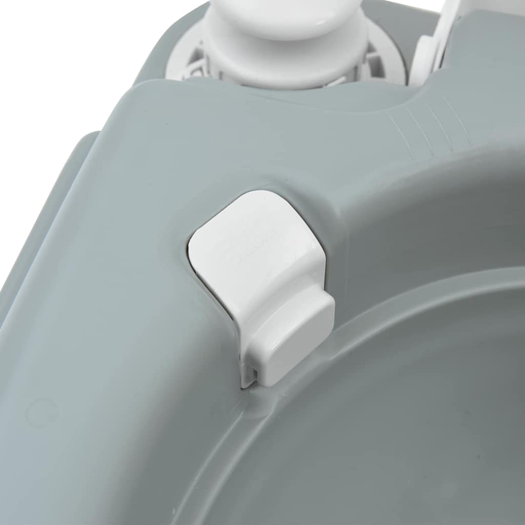 Camping Toilet Gray 41.5 x 36.5 x 42 cm Plastic