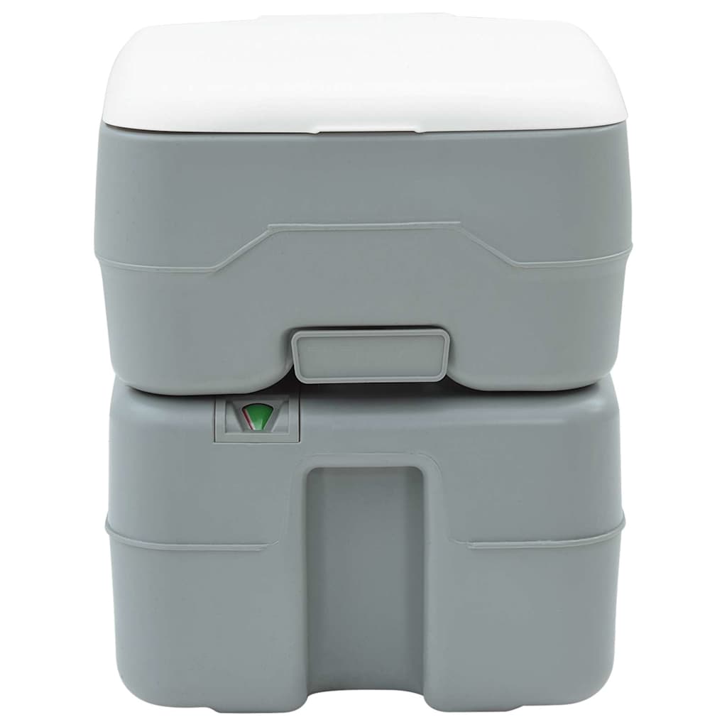 Camping Toilet Gray 41.5 x 36.5 x 42 cm Plastic