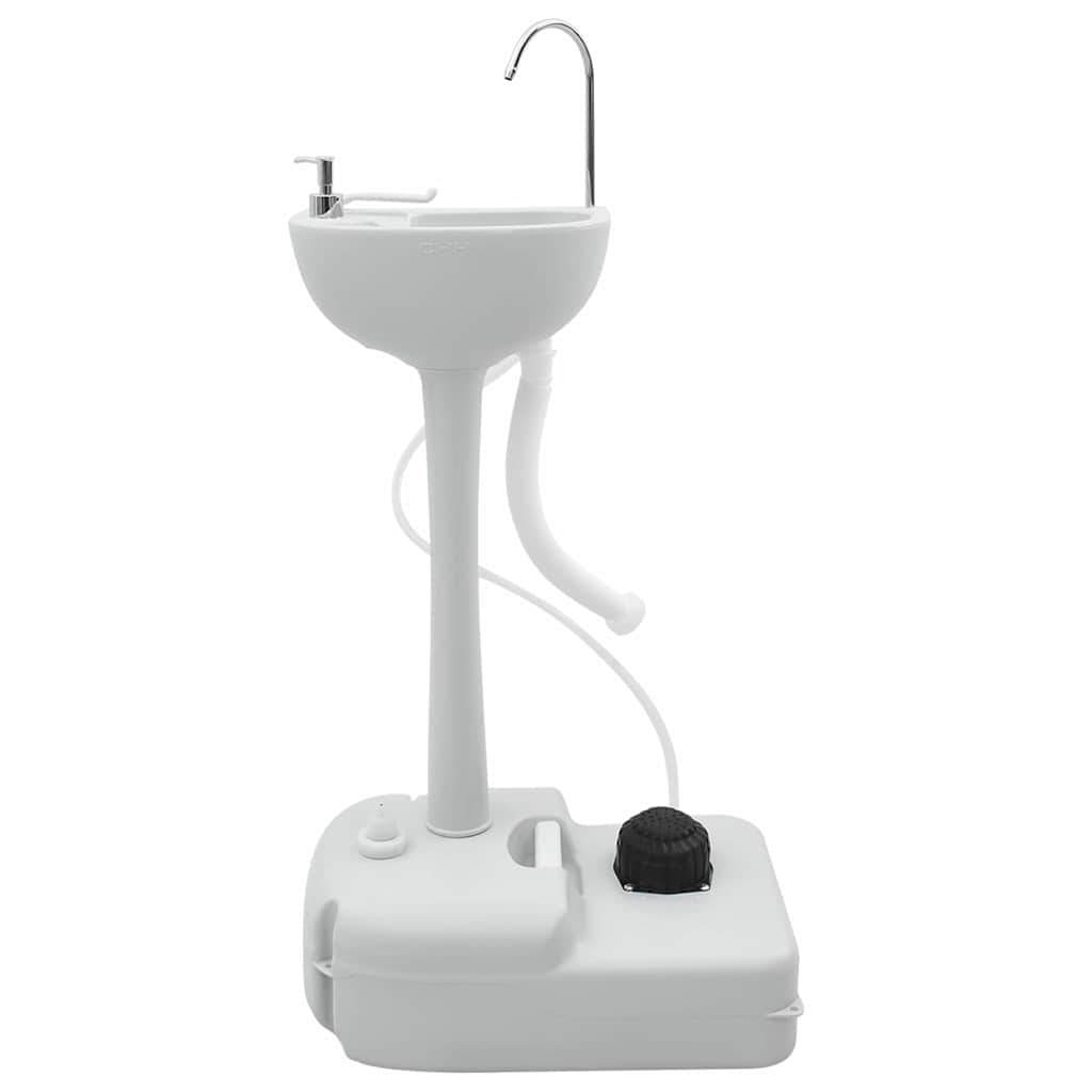 Camping Handwash Stand Gray 50.5 x 33 x 103 cm Plastic