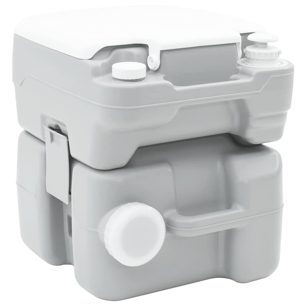 Camping Toilet Gray 41.5 x 36.5 x 42 cm