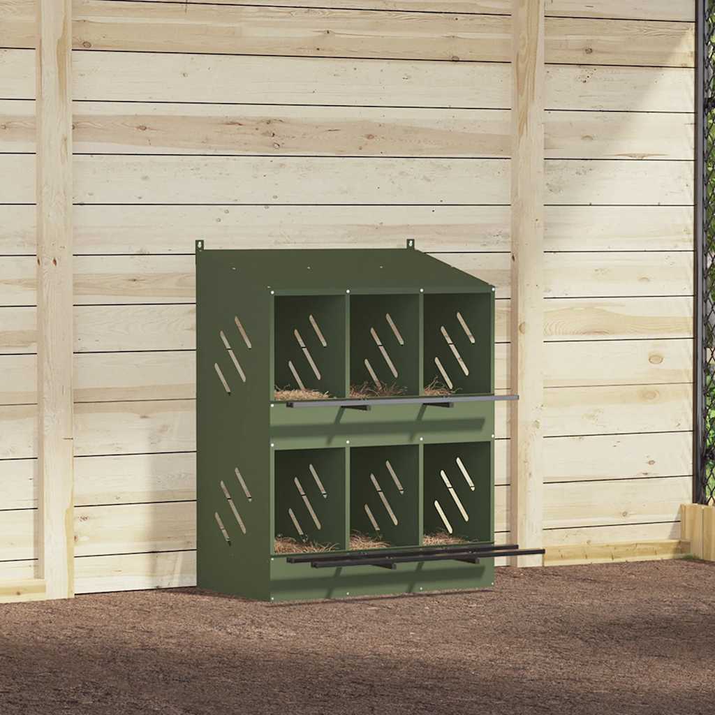 Chicken Nesting Box Olive Green Cold-rolled and galvanized sheet