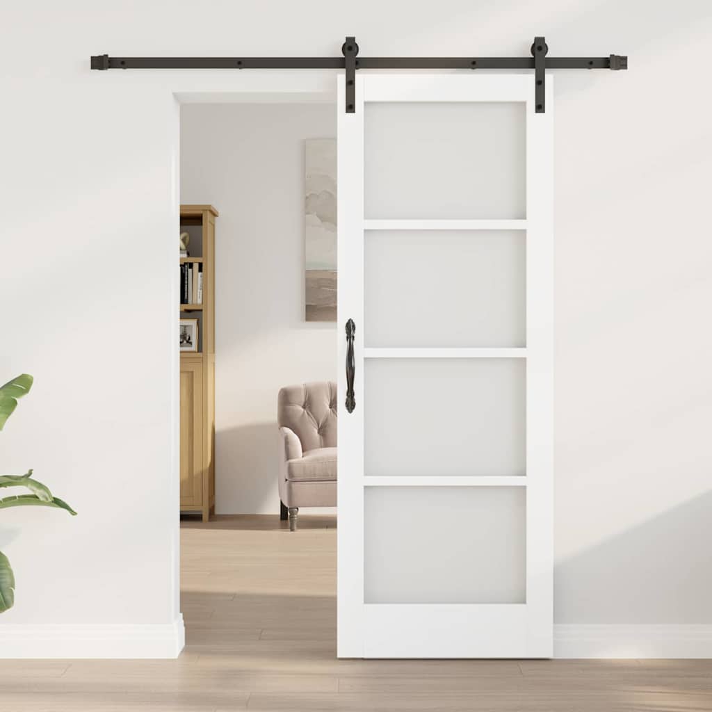 Sliding Door ORKDAL White 29 x 78 in Solid Pine wood