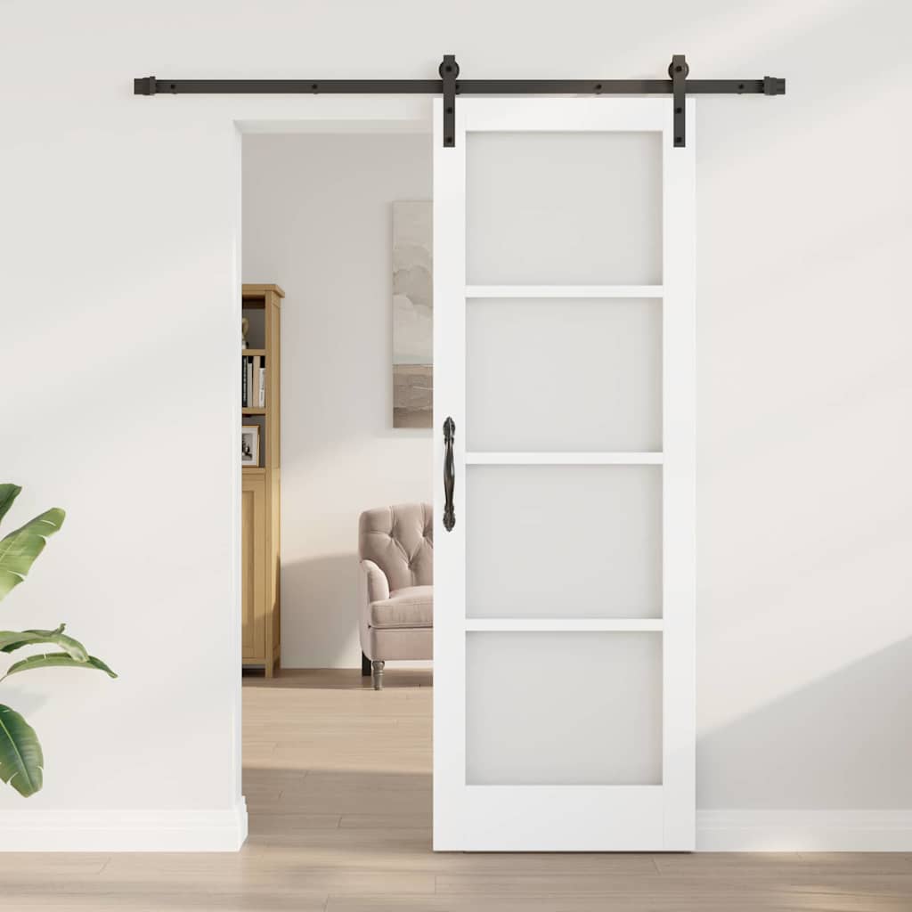 Sliding Door ORKDAL White 28.9 x 83.1 in Solid Pine wood