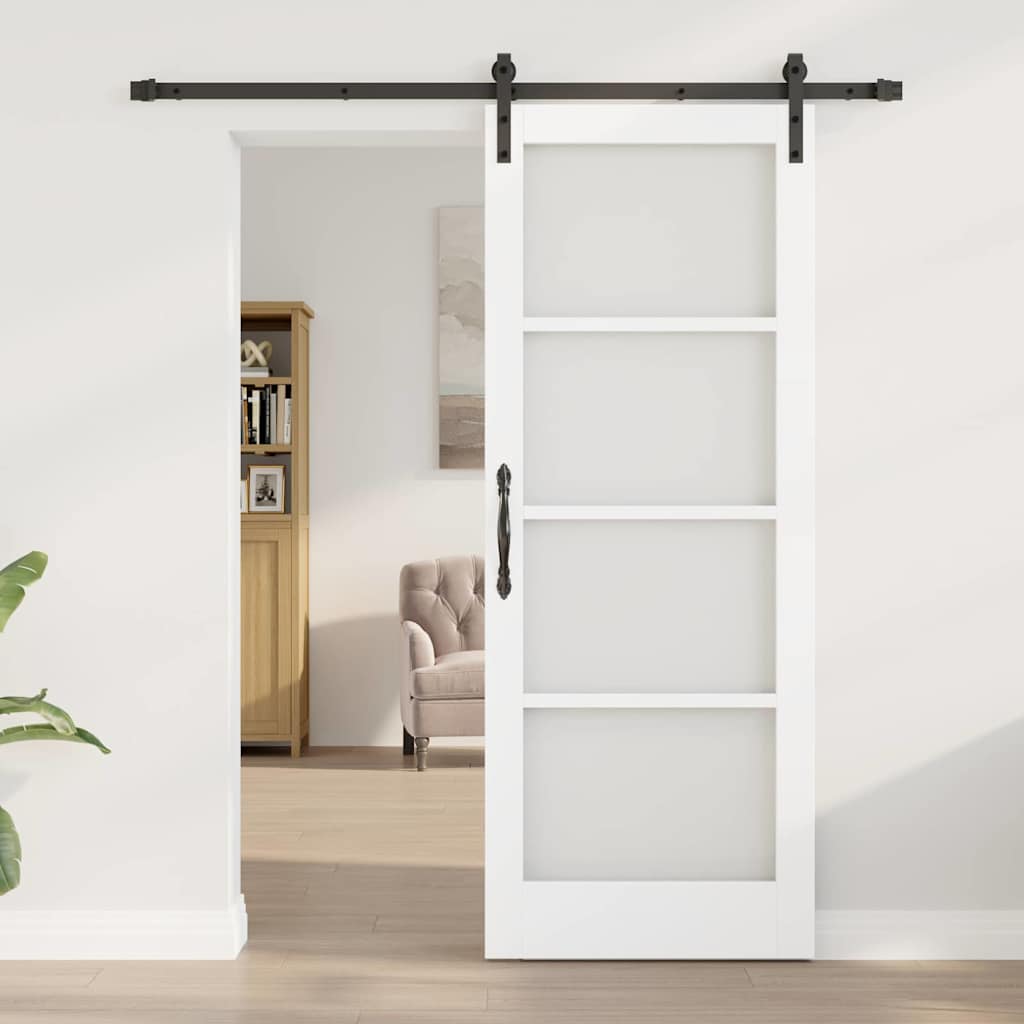 Sliding Door ORKDAL White 30.7 x 79.5 in Solid Pine wood
