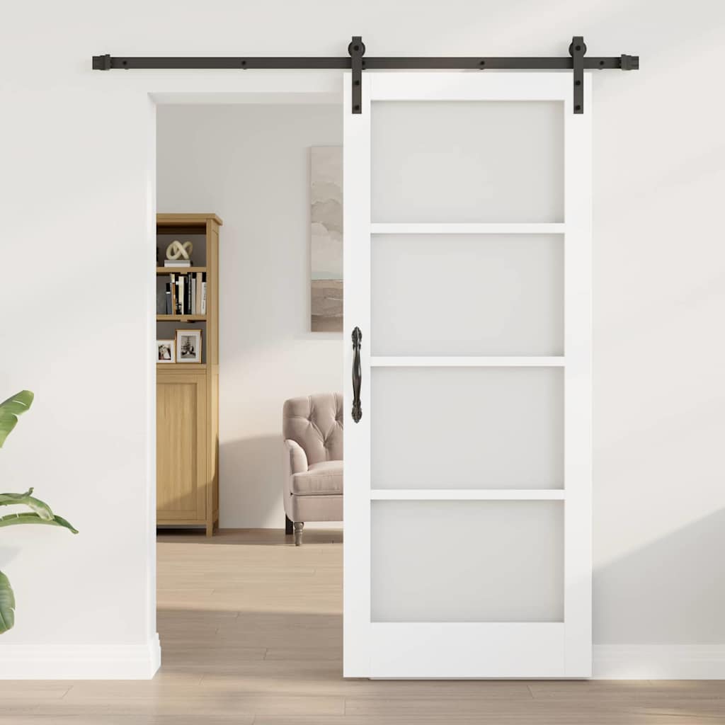 Sliding Door ORKDAL White 32.7 x 79.5 in Solid Pine wood