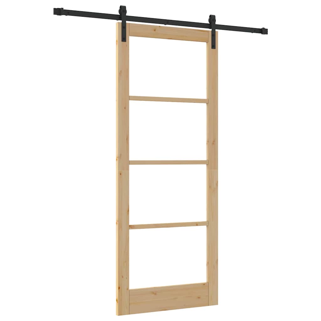 Sliding Door ORKDAL Brown 33.9 x 83.1 in Solid Pine wood