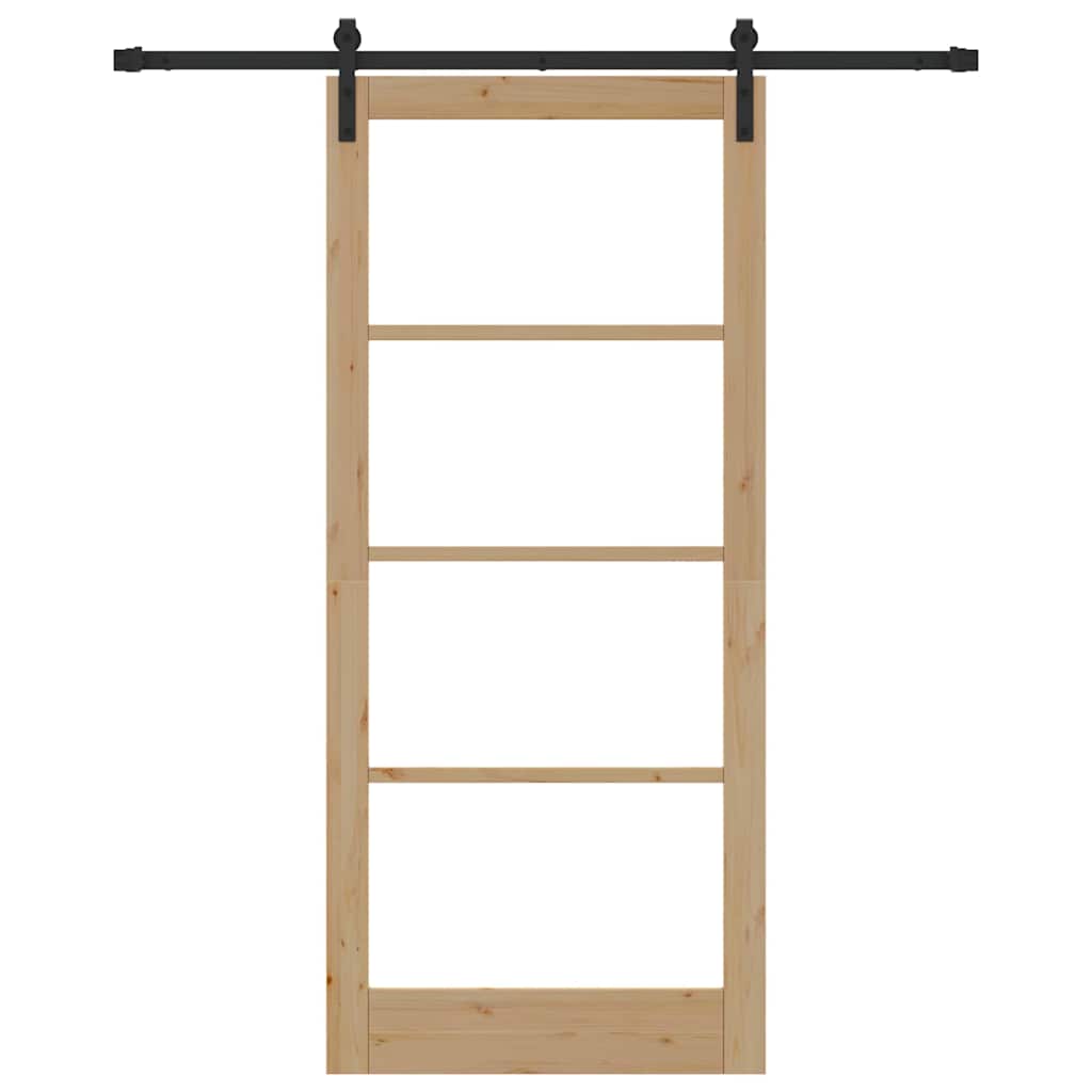 Sliding Door ORKDAL Brown 36.6 x 83.1 in Solid Pine wood