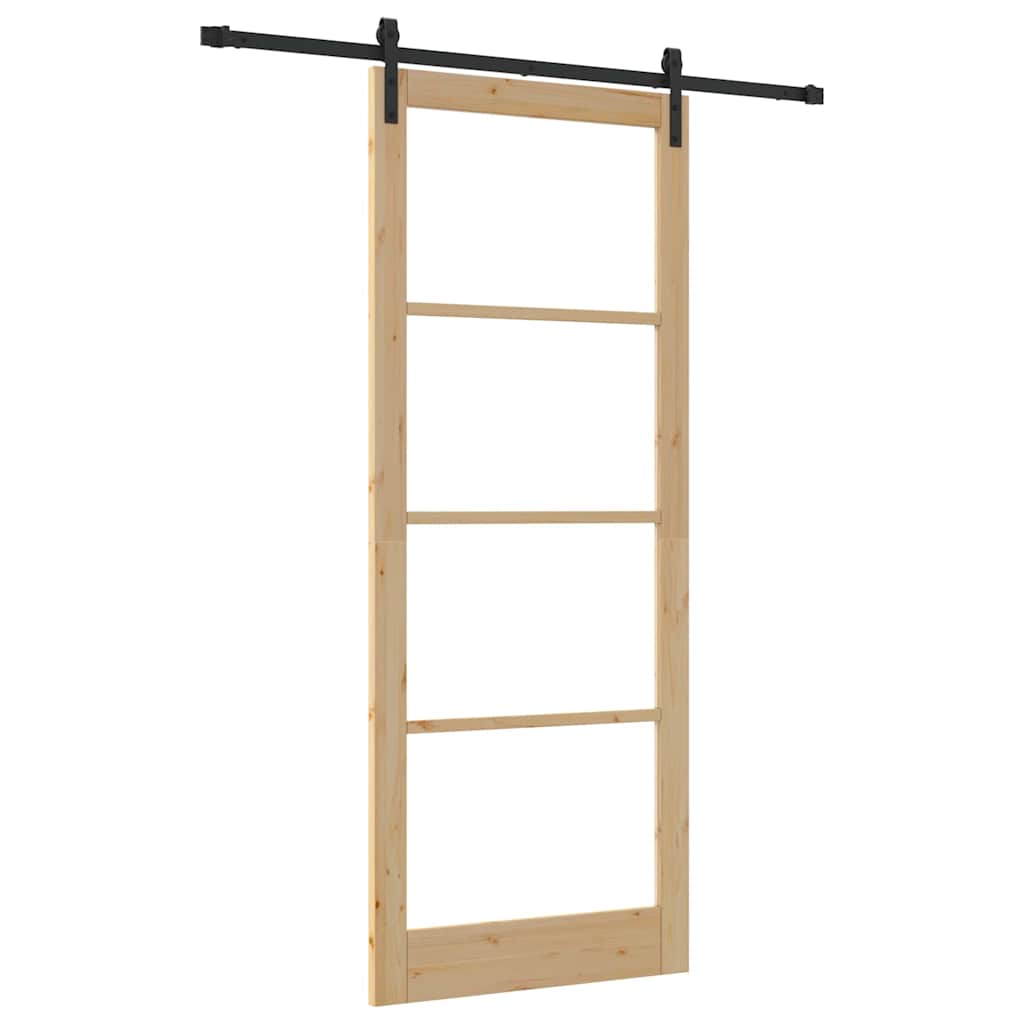 Sliding Door ORKDAL Brown 36.6 x 91.3 in Solid Pine wood