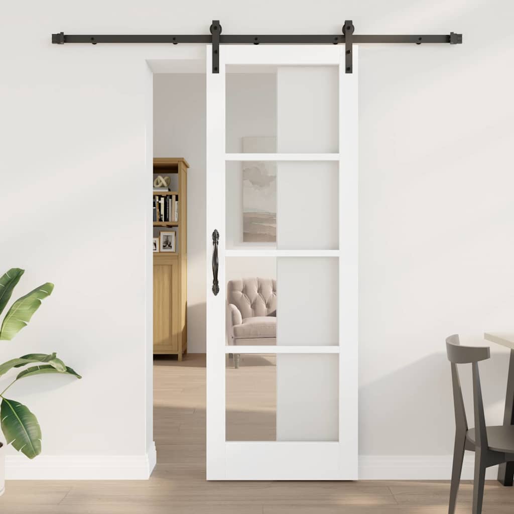 Sliding Door ORKDAL White 28.9 x 83.1 in Solid Pine wood