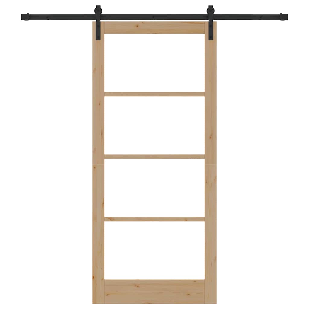 Sliding Door ORKDAL Brown 36.6 x 83.1 in Solid Pine wood