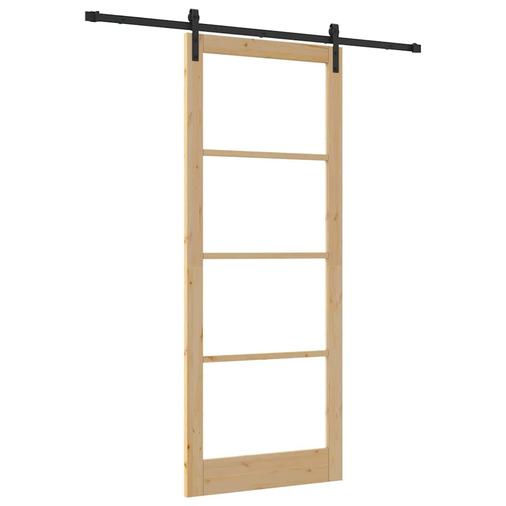 Sliding Door ORKDAL Brown 36.6 x 91.3 in Solid Pine wood