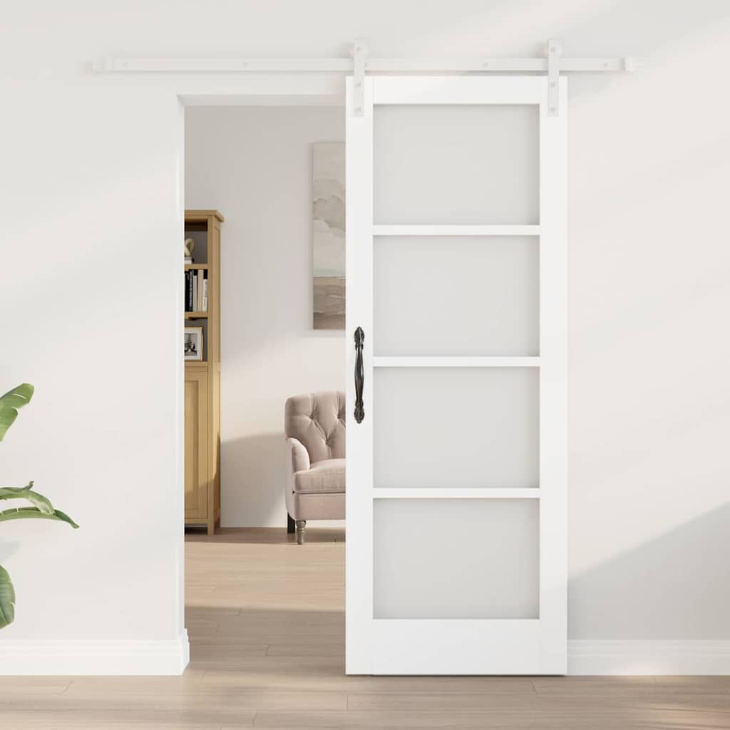Sliding Door ORKDAL White 29 x 78 in Solid Pine wood
