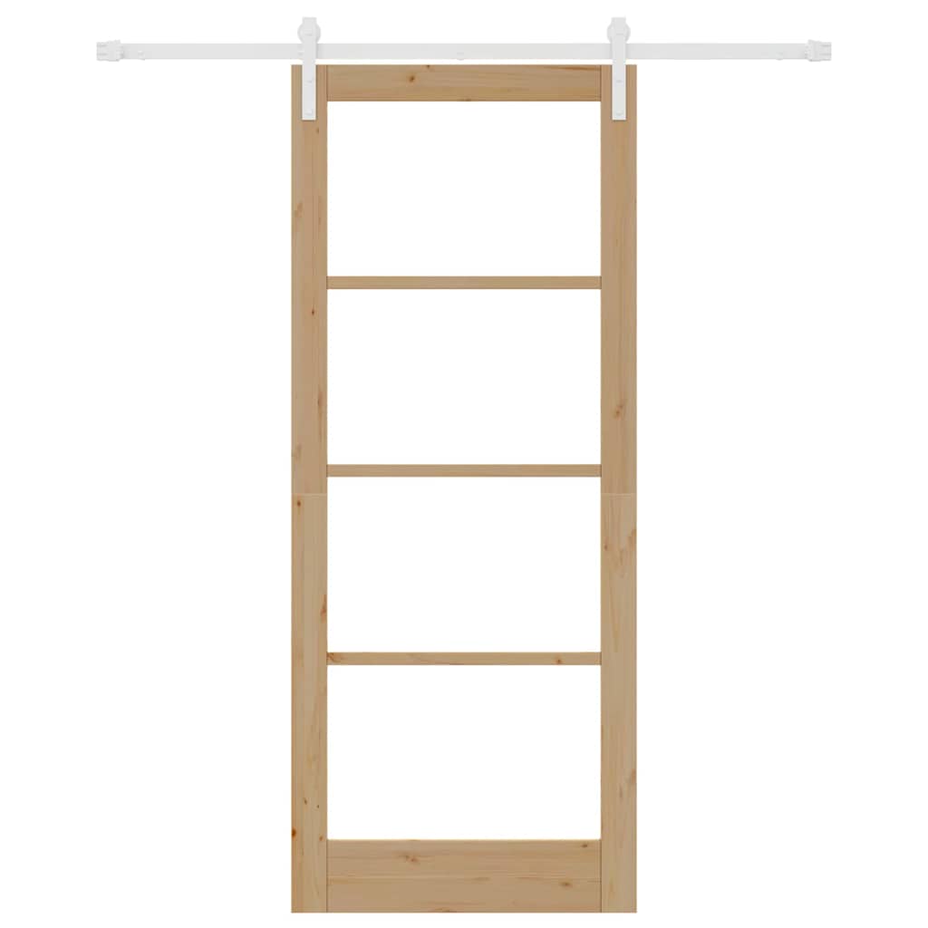 Sliding Door ORKDAL Brown 33.9 x 83.1 in Solid Pine wood