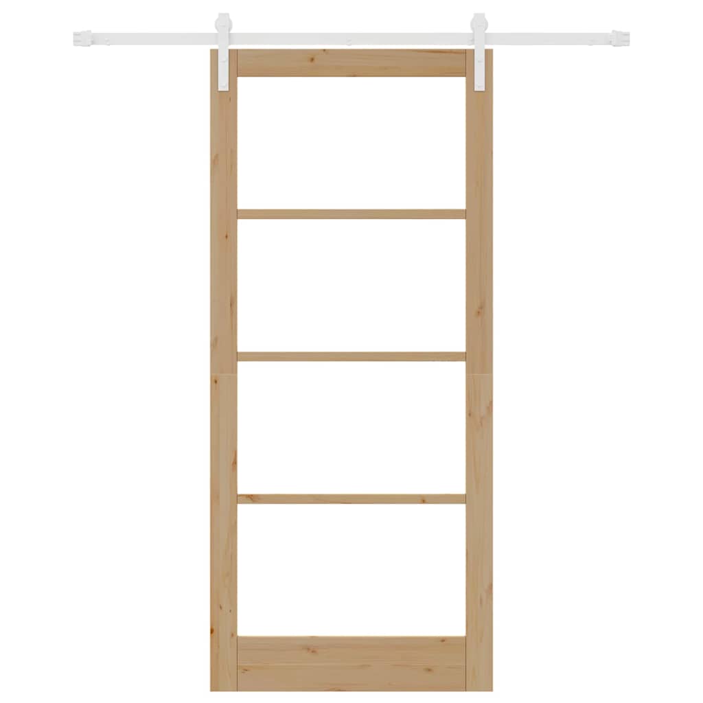 Sliding Door ORKDAL Brown 36.6 x 83.1 in Solid Pine wood