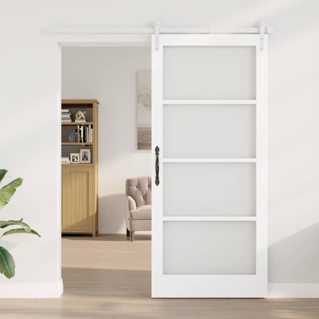 Sliding Door ORKDAL White 36.6 x 83.1 in Solid Pine wood