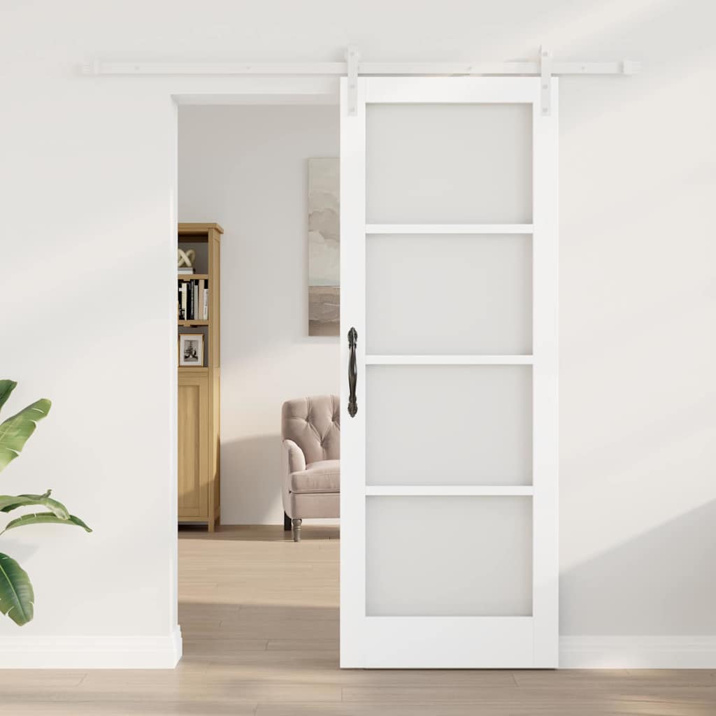 Sliding Door ORKDAL White 30.7 x 83.1 in Solid Pine wood