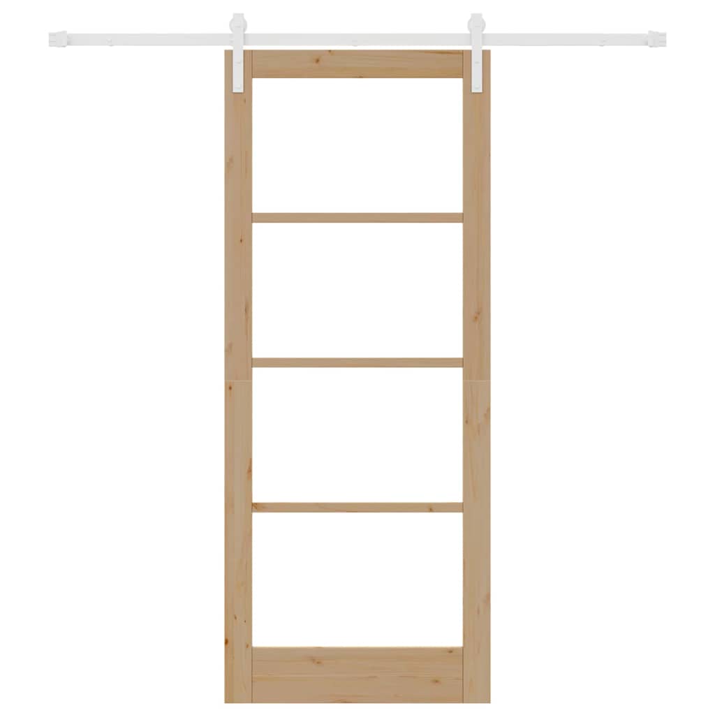Sliding Door ORKDAL Brown 33.9 x 83.1 in Solid Pine wood