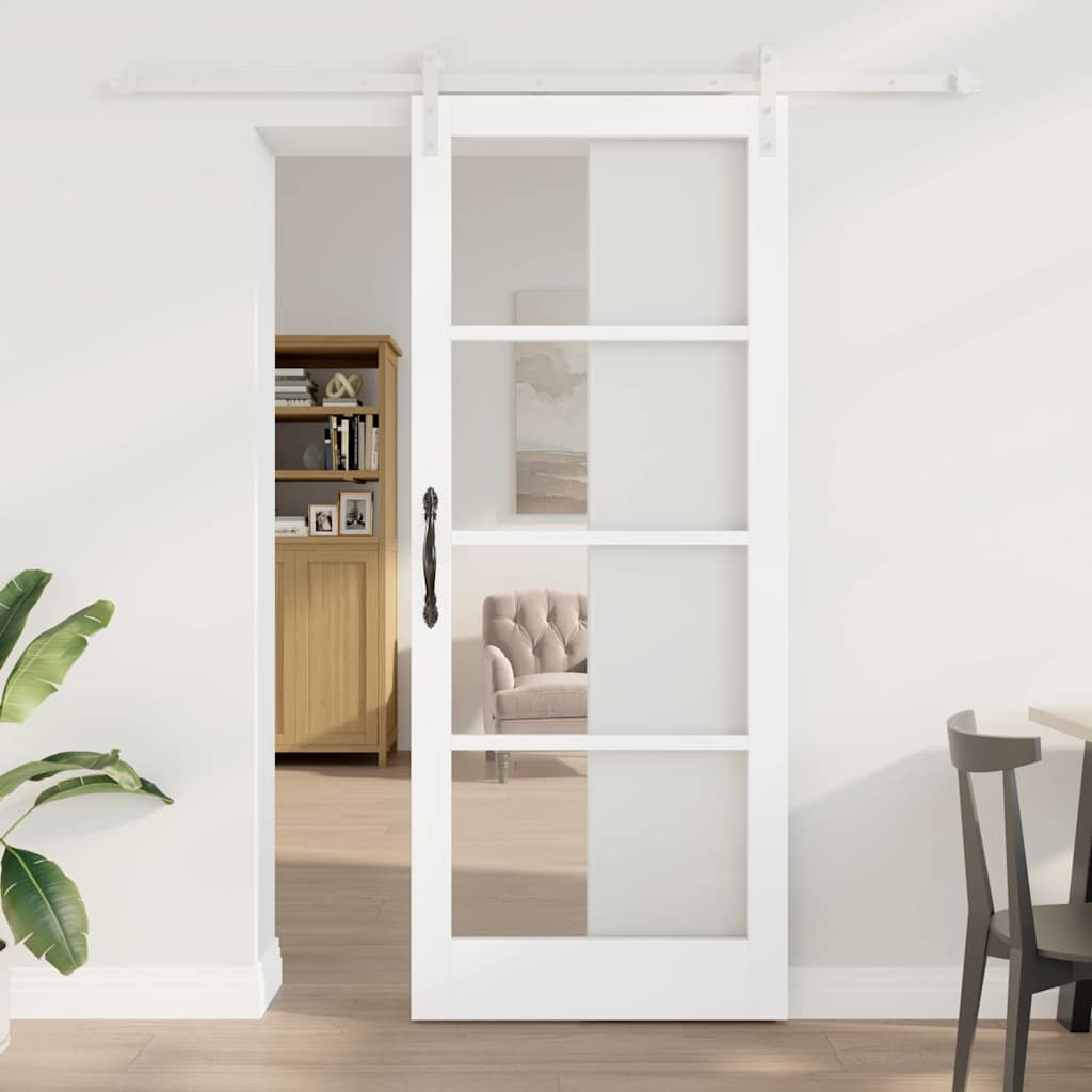 Sliding Door ORKDAL White 33.9 x 83.1 in Solid Pine wood
