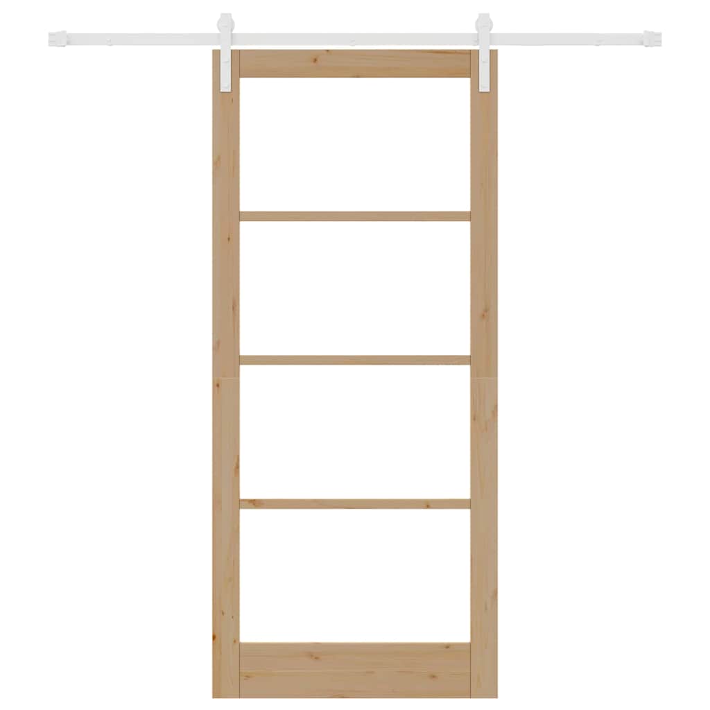 Sliding Door ORKDAL Brown 36.6 x 83.1 in Solid Pine wood